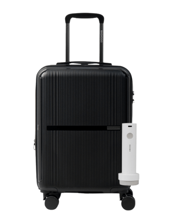 Kit Mala de Bordo 10 Kg Preta + Bomba de Sucção Elétrica Portátil