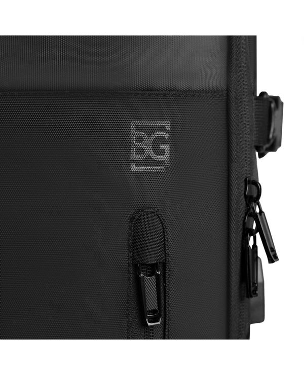 Mochila de Viagem Grande Expansível Preta