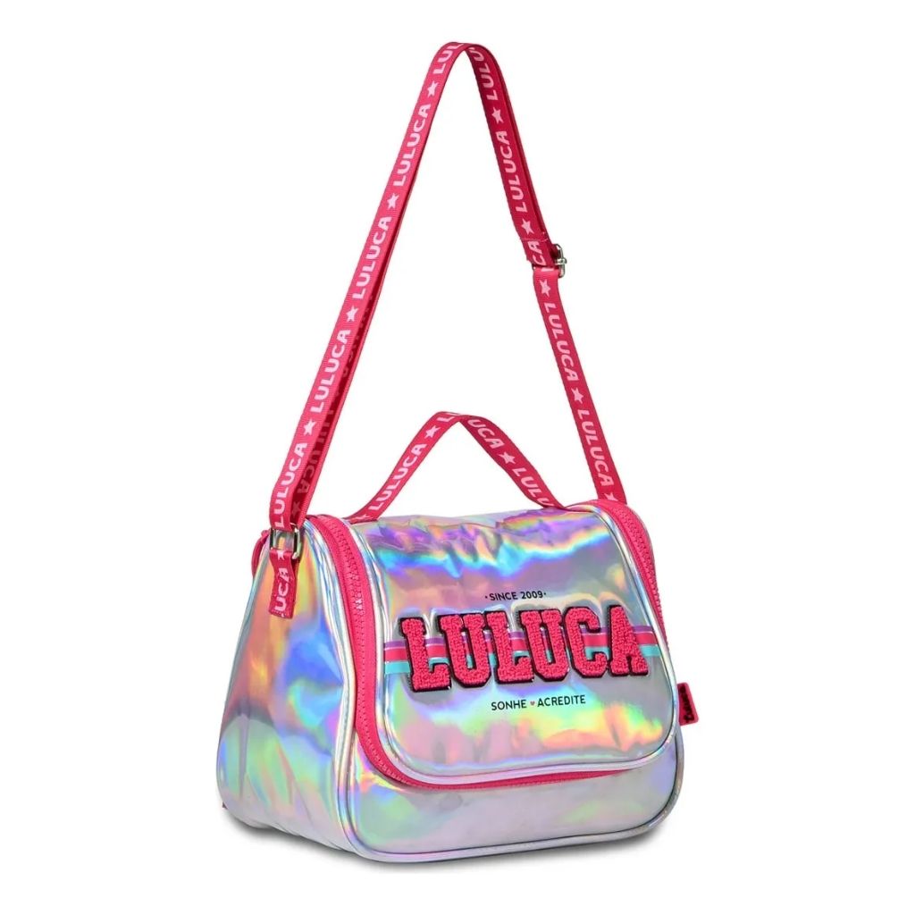 Mochila Luluca 2026 com Mochila de Rodinhas + Lancheira Térmica + Estojo