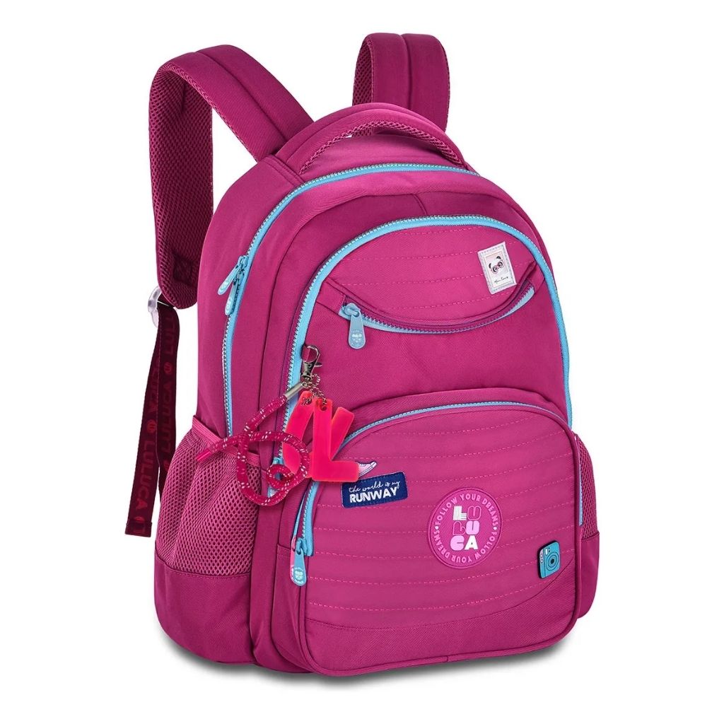 Mochila Luluca 2026 com Mochila de Rodinhas + Lancheira Térmica + Estojo