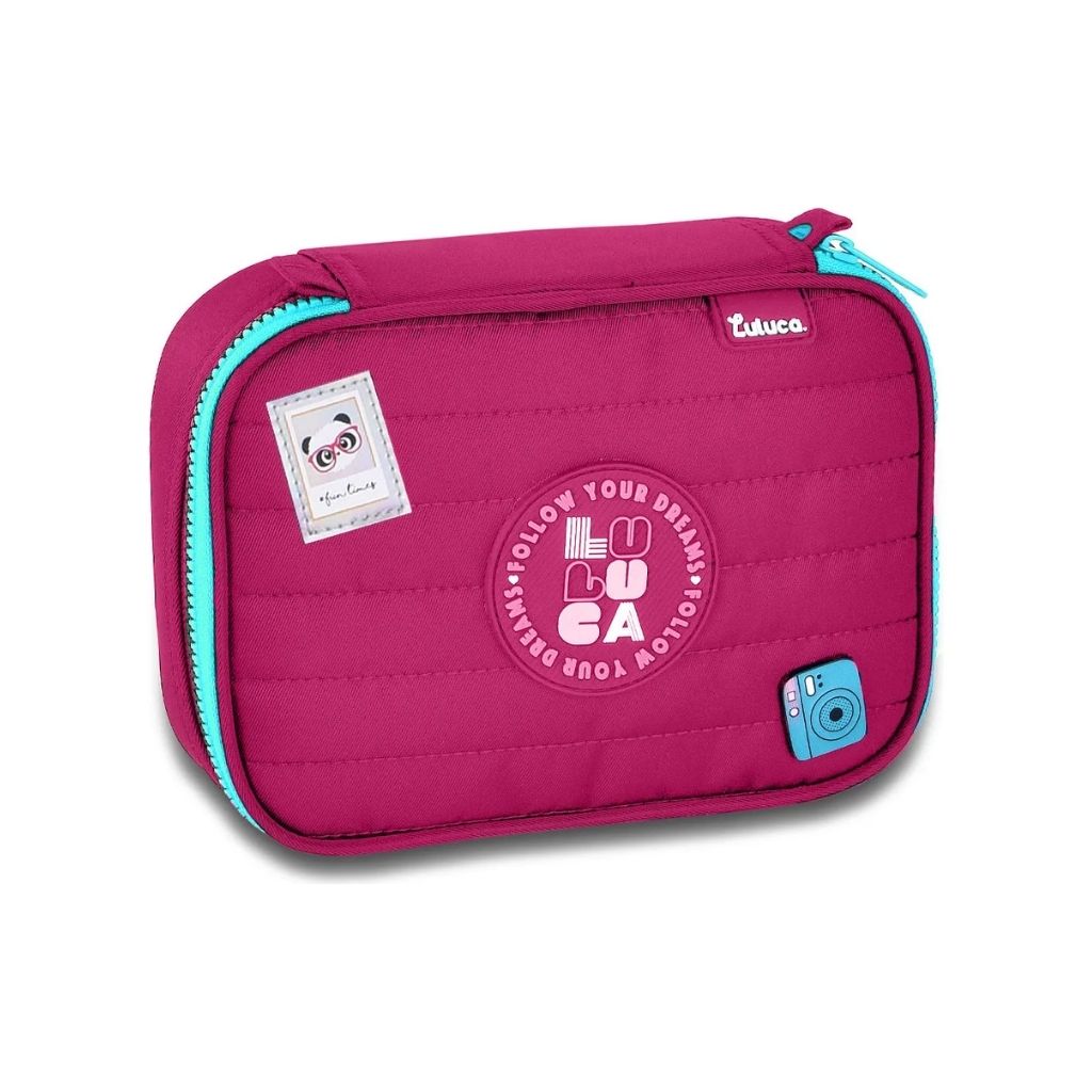 Mochila Luluca 2026 com Mochila de Rodinhas + Lancheira Térmica + Estojo