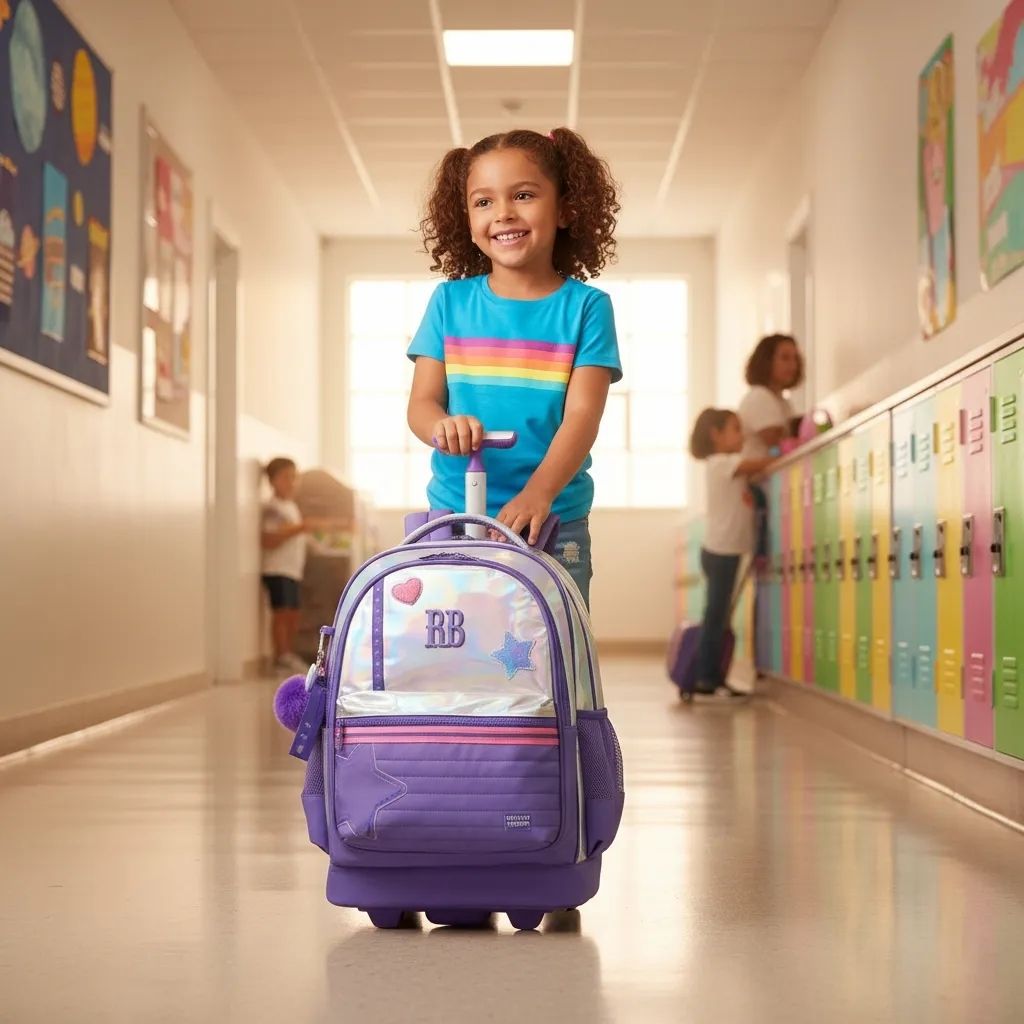 Mochila Fashion Lovers 2026 com Mochila de Rodinhas + Lancheira Térmica + Estojo