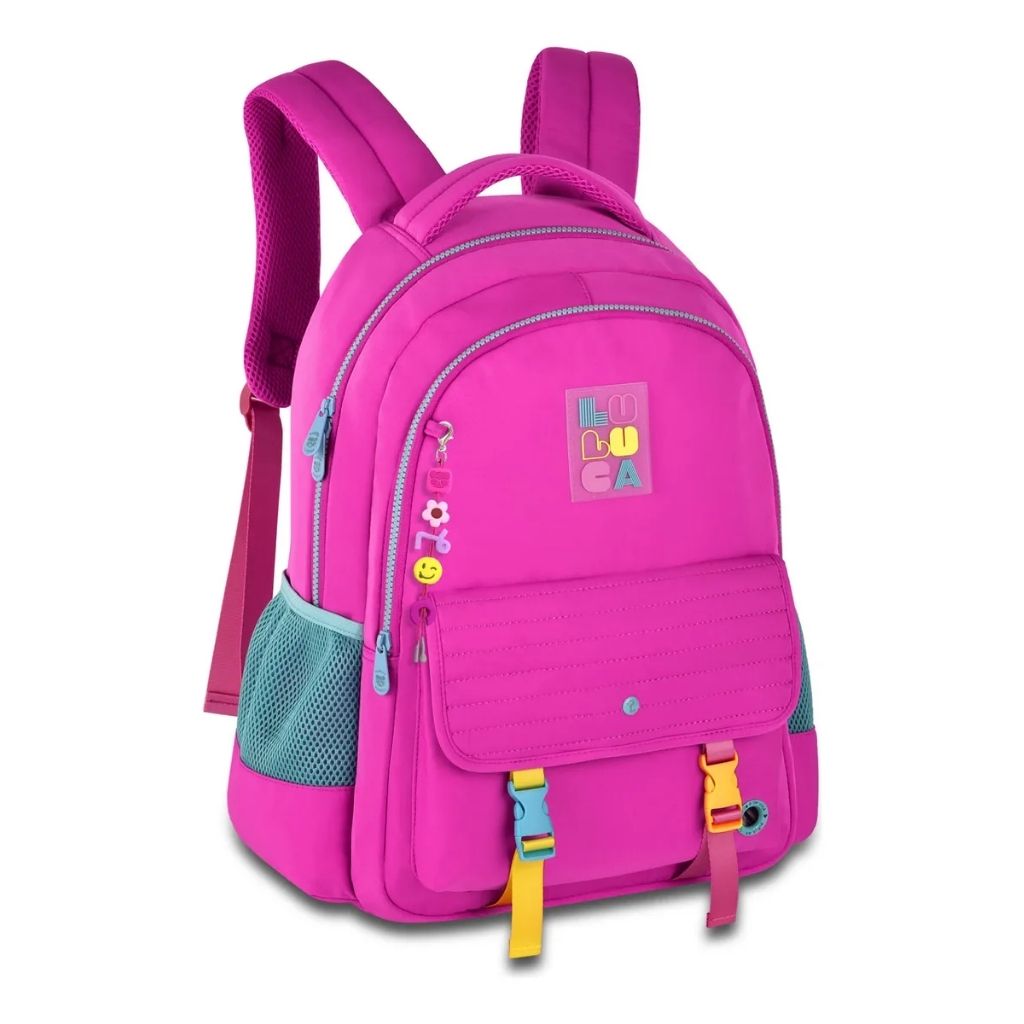 Mochila Luluca 2026 com Mochila de Rodinhas + Lancheira Térmica + Estojo