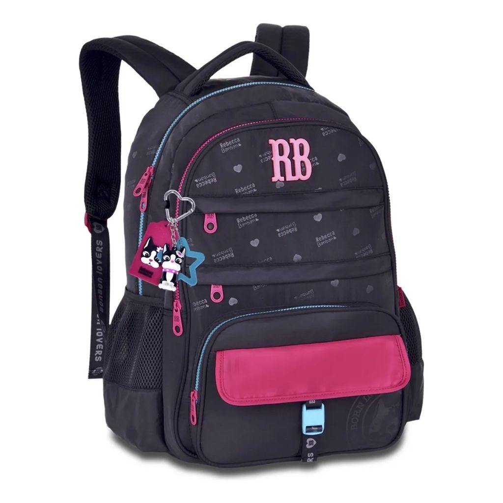 Kit Mochila Fashion 2026 com Mochila + Lancheira Térmica + Estojo