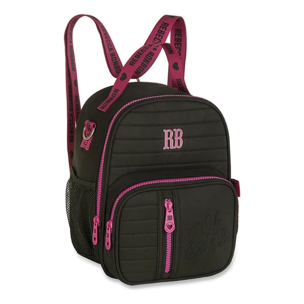 Kit Mochila Fashion 2026 com Mochila + Lancheira Térmica + Estojo