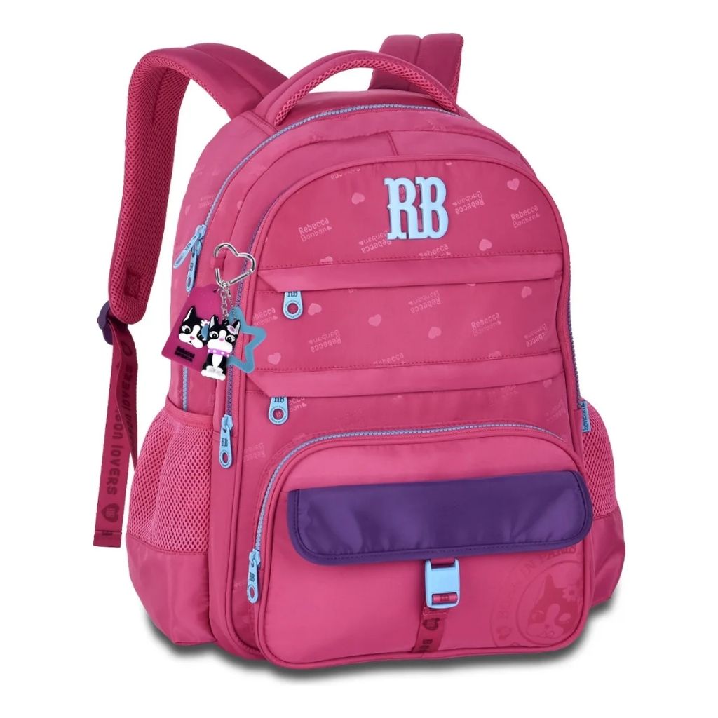 Kit Mochila Fashion 2026 com Mochila + Lancheira Térmica + Estojo