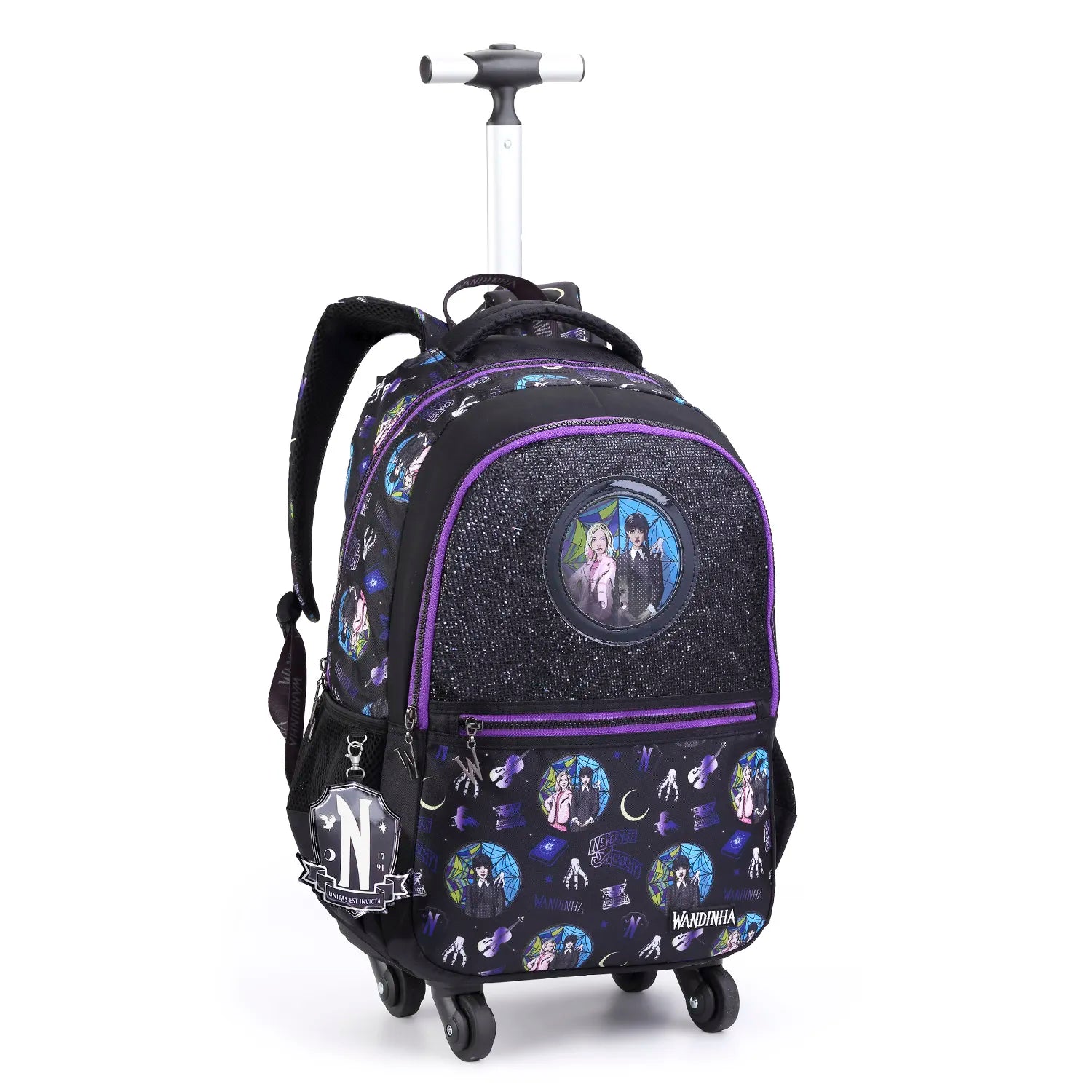 Kit Mochila Estilo Dark com Mochila + Lancheira Térmica + Estojo