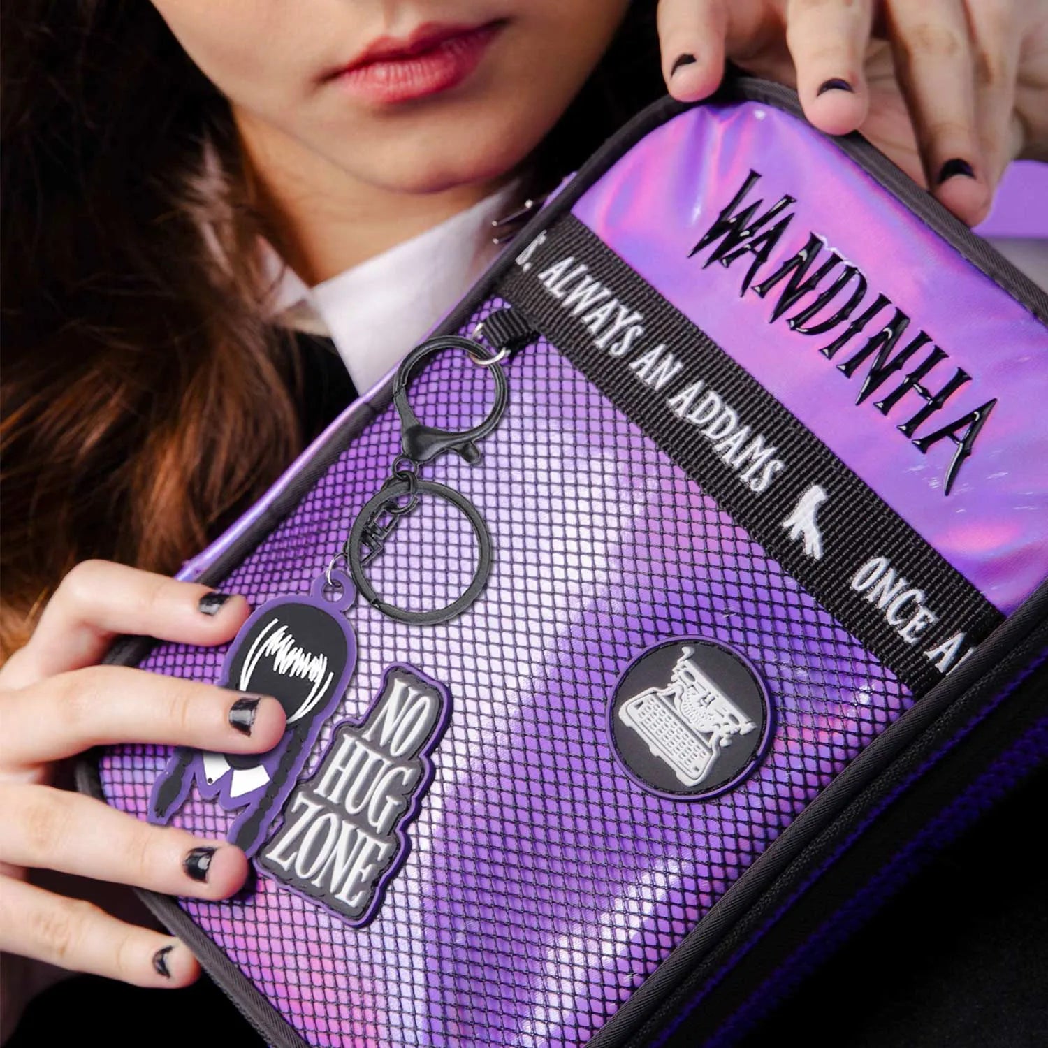 Kit Mochila Estilo Dark com Mochila + Lancheira Térmica + Estojo