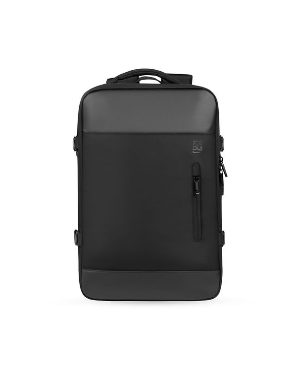 Mochila de Viagem Grande Expansível Preta