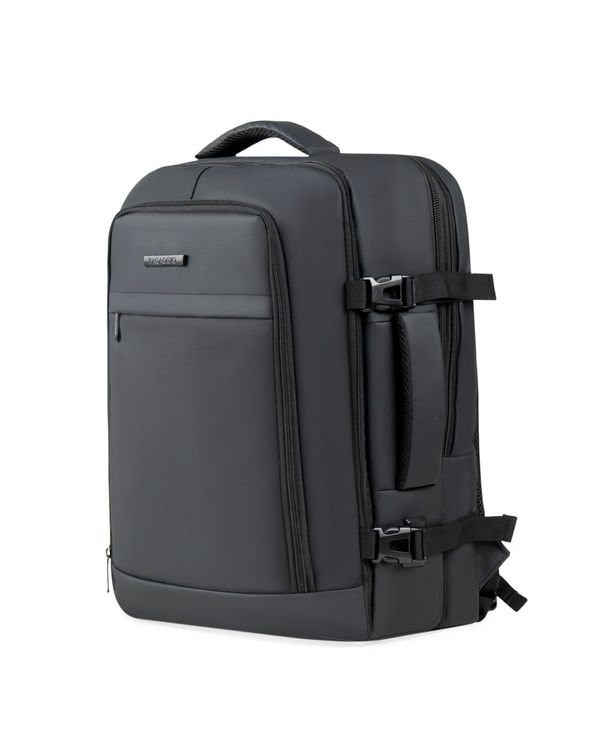 Kit de Mochila de Viagem Attack Preta e Bomba de Sucção Elétrica Portátil