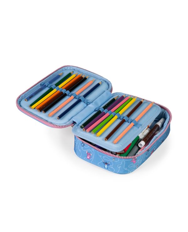 Kit Mochila Temático Tropical com Mochila de Rodinhas + Lancheira + Estojo