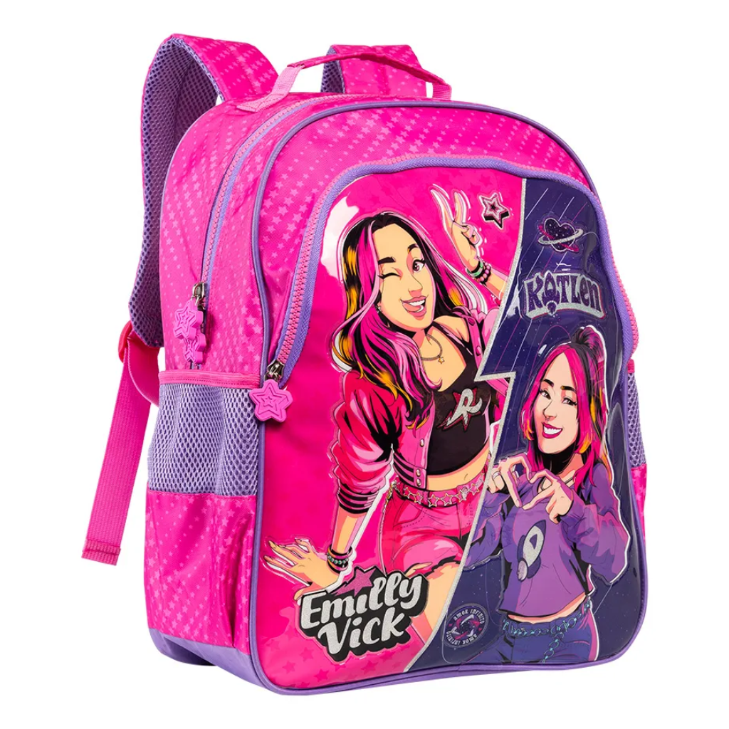 Kit Mochila Trend Colab 2026 com Mochila + Lancheira Térmica + Estojo