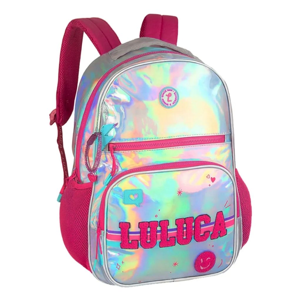 Mochila Luluca 2026 com Mochila de Rodinhas + Lancheira Térmica + Estojo