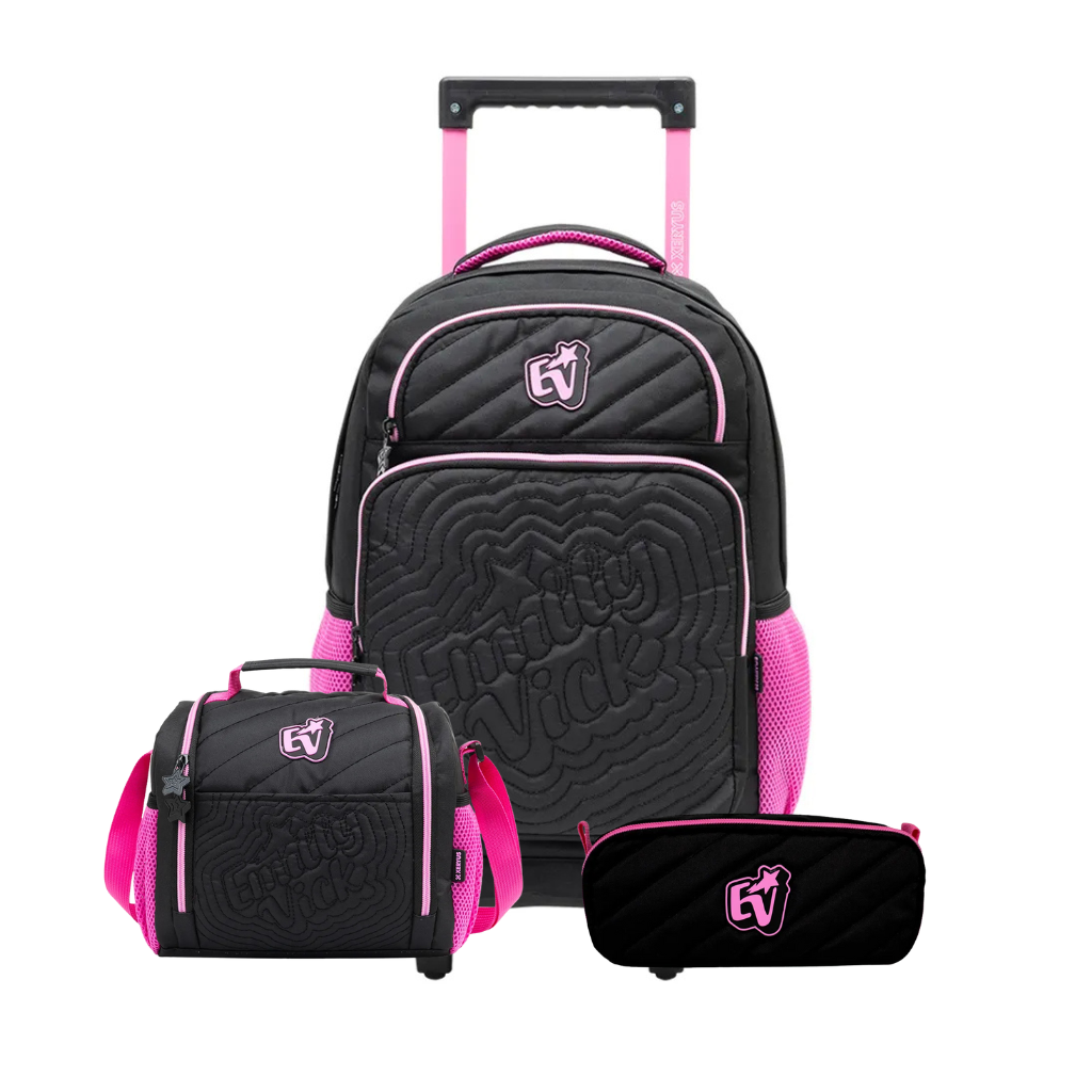 Kit Mochila Trend 2026 com Mochila + Lancheira Térmica + Estojo