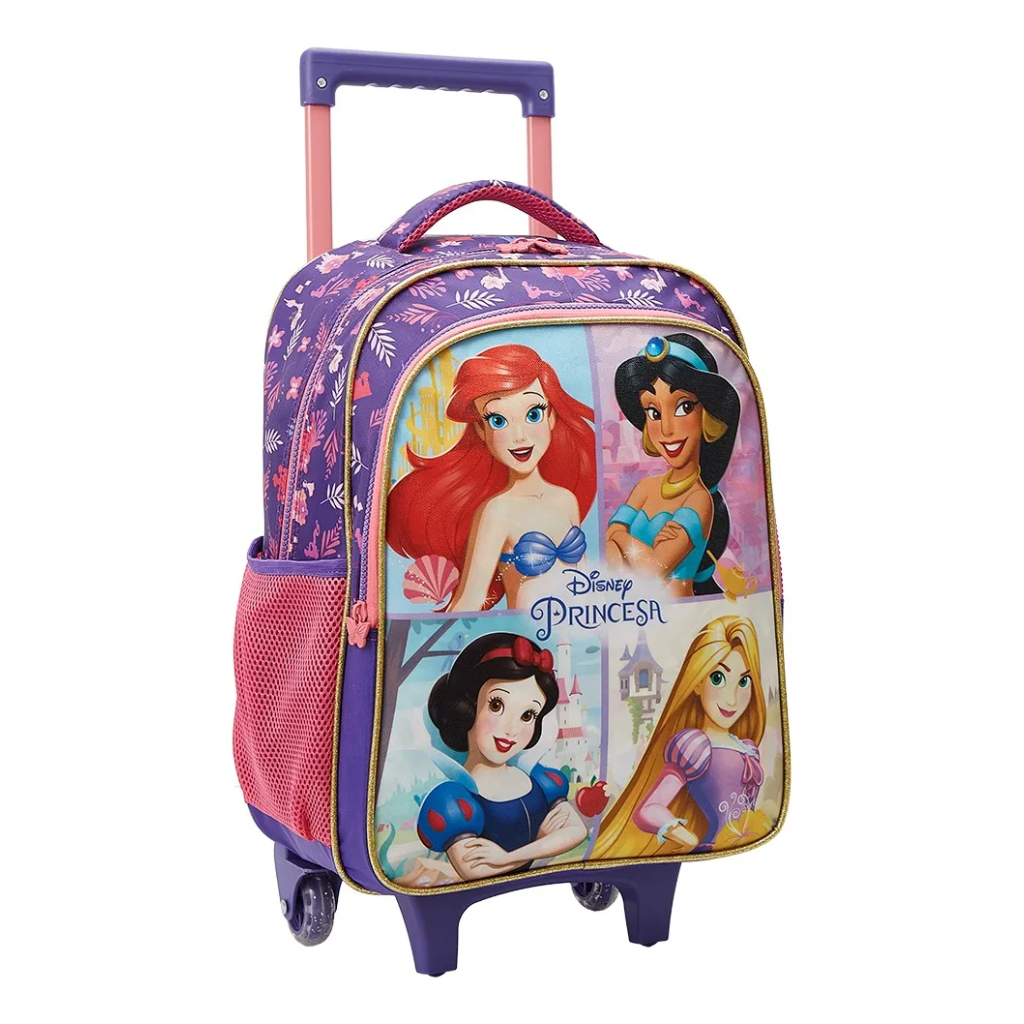 Kit Mochila Princesas 2026 com Mochila + Lancheira Térmica