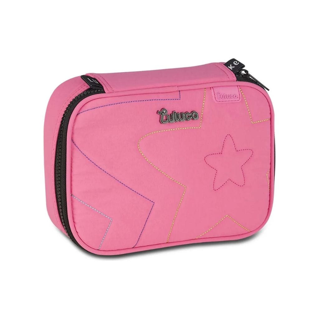 Mochila Luluca 2026 com Mochila de Rodinhas + Lancheira Térmica + Estojo