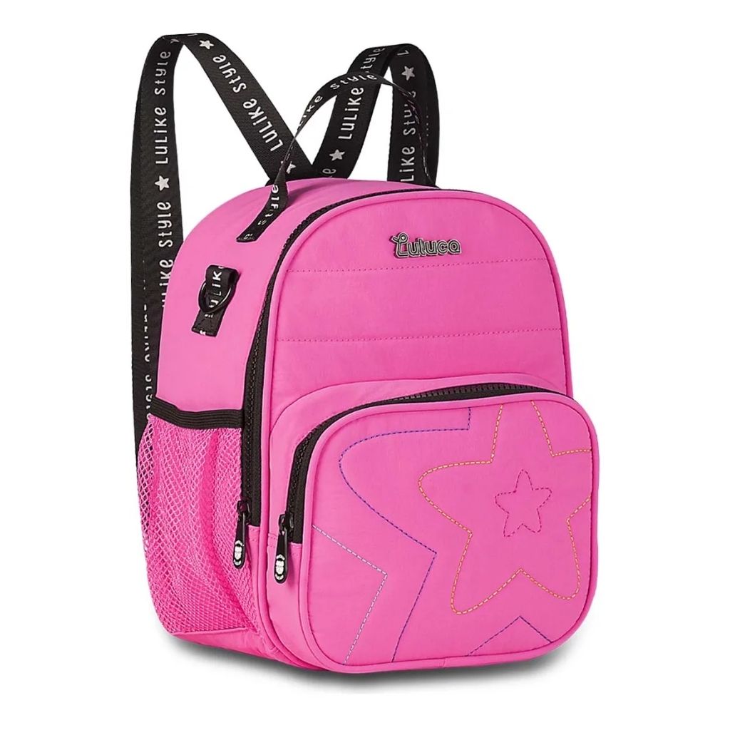Mochila Luluca 2026 com Mochila de Rodinhas + Lancheira Térmica + Estojo