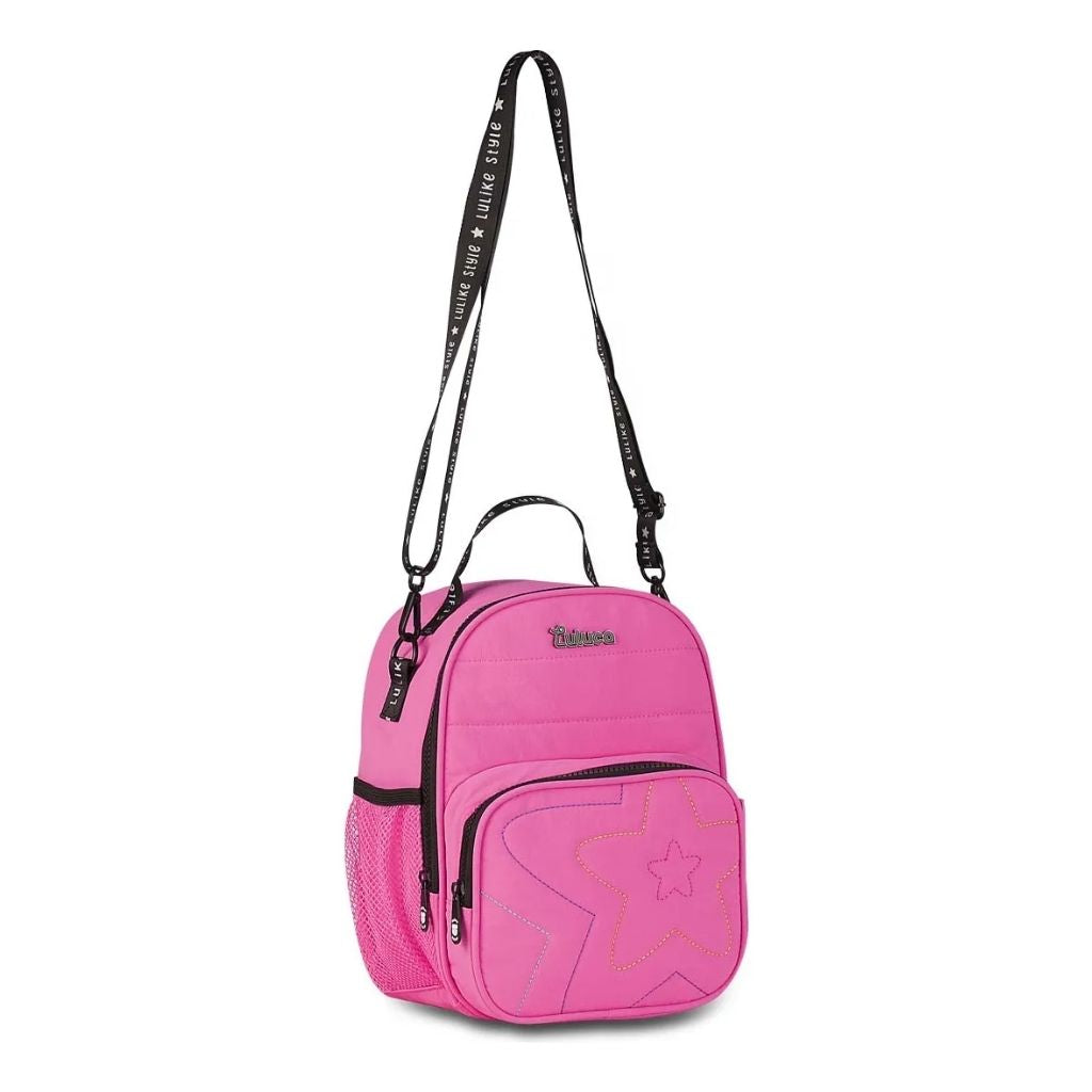 Mochila Luluca 2026 com Mochila de Rodinhas + Lancheira Térmica + Estojo