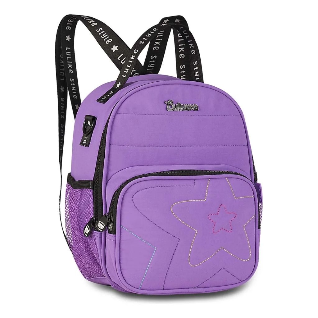 Mochila Luluca 2026 com Mochila de Rodinhas + Lancheira Térmica + Estojo