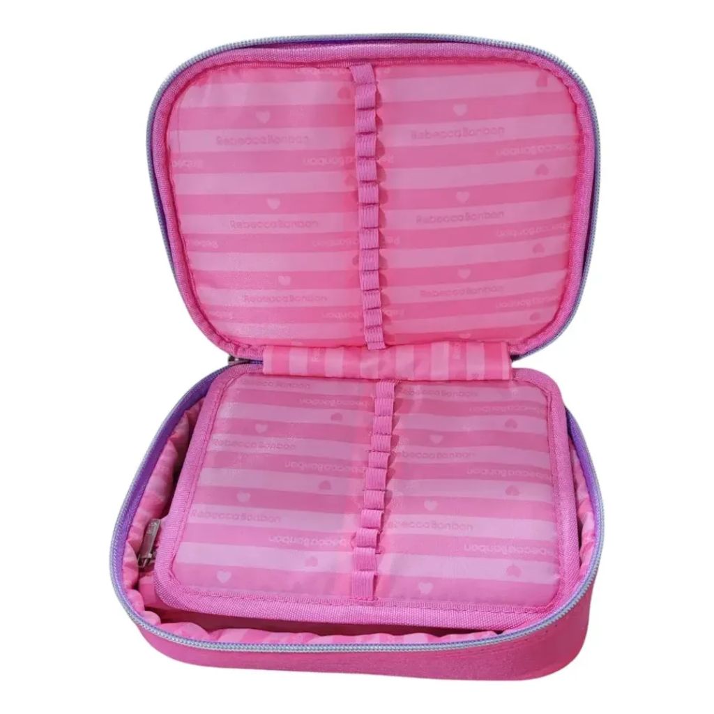 Mochila Fashion Lovers 2026 com Mochila de Rodinhas + Lancheira Térmica + Estojo