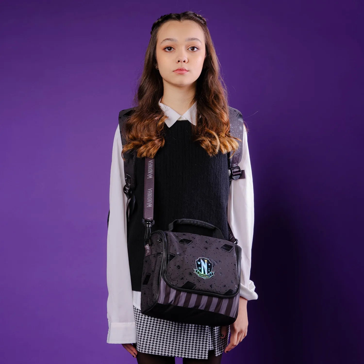 Kit Mochila Estilo Dark com Mochila + Lancheira Térmica + Estojo