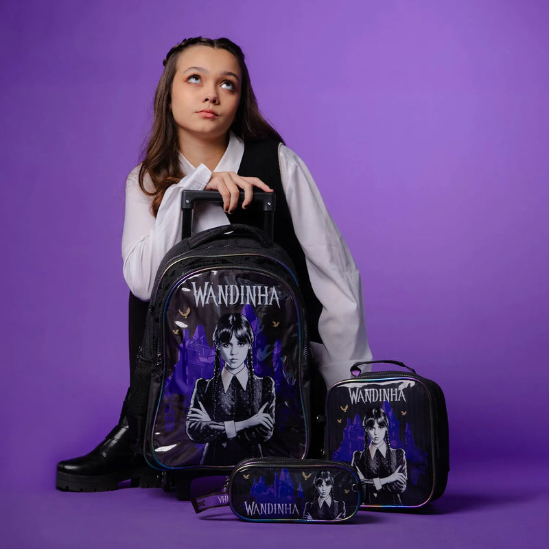 Kit Escolar Wandinha - estojo