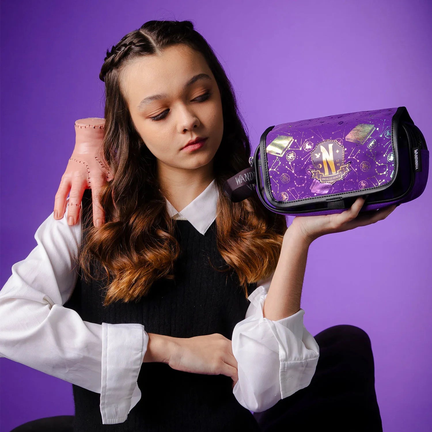 Kit Mochila Estilo Dark com Mochila + Lancheira Térmica + Estojo